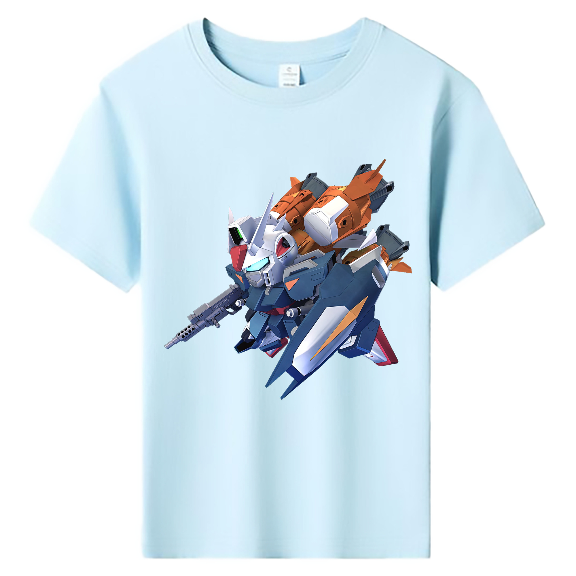 （画像用） 機動戦士ガンダム Mobile Suit Gundam 綿100％キッズTシャツ（フロントプリント）